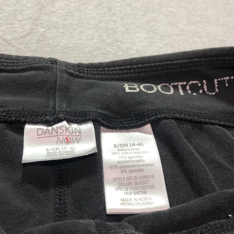 Danskin Now Leggings Womens S Bootcut Stretch Athleisure Minimalist Lounge Black - Image 2 of 4