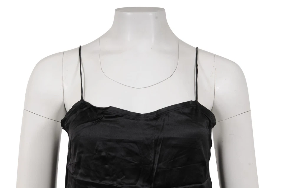 Camiseta sin mangas Marni vintage para mujer talla IT40 US4 negra elástica seda sin mangas Foto 2 de 4