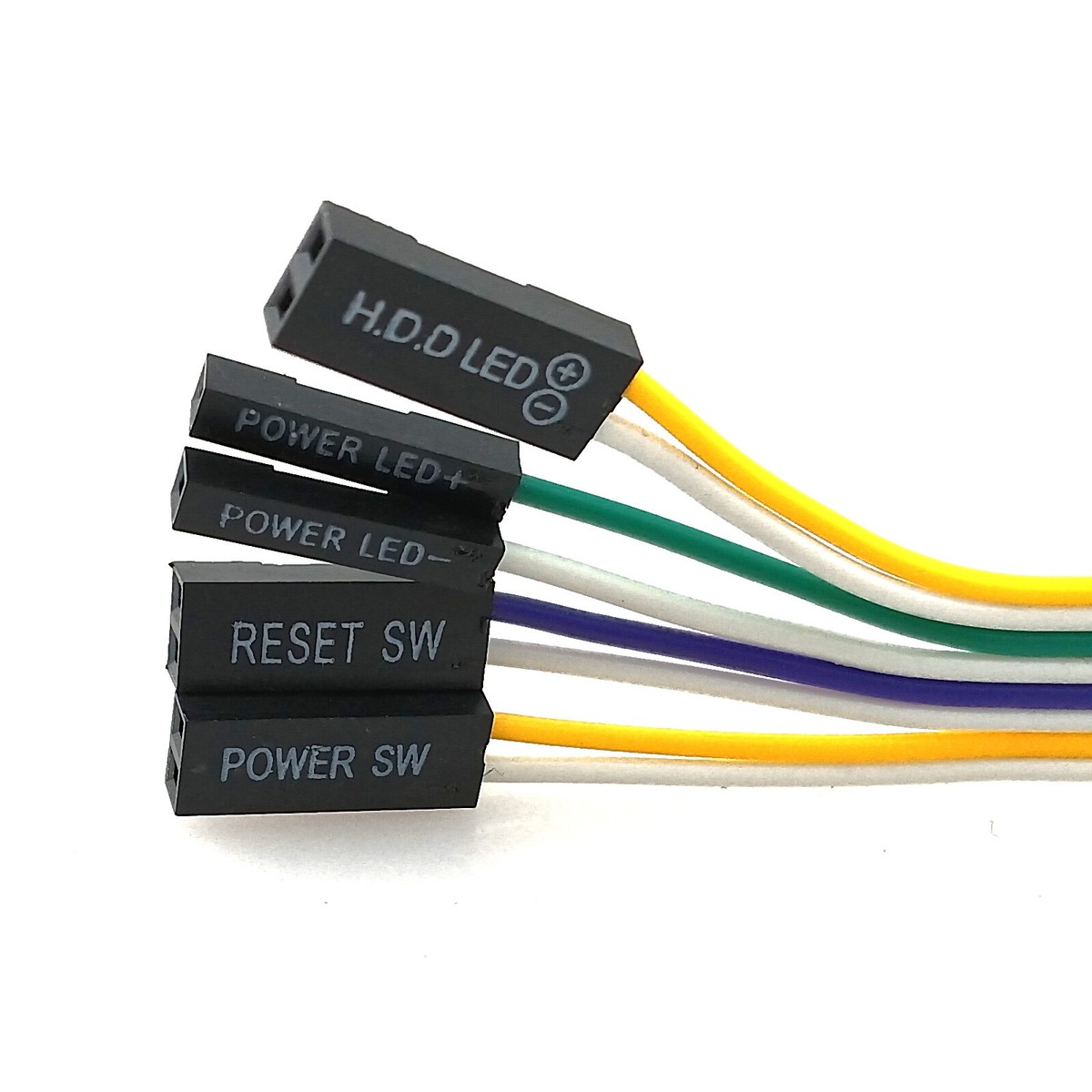 ATX Computer Motherboard Power Cable Press Switch On Off Reset PC