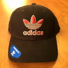 Adidas Originals Icon SnapBack Hat 2.0 Black Vivid Red White