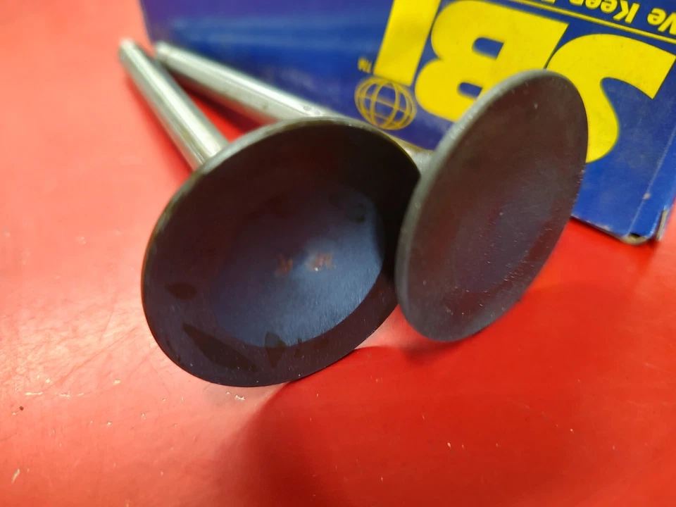 2 nuevas válvulas de escape SBI #01212 1972 Oldsmobile Cutlass Delta 88 F85 350 cid V8 Foto 3 de 4