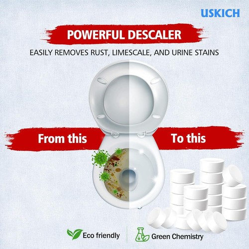 USKICH Toilet Bowl Cleaner 40 PACK, Household Automatic Toilet Bowl Cleaners wit - Picture 4 of 11