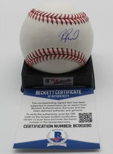 Reginald Preciado Signed Official MLB Baseball w/Beckett COA BC90280 Chicago Cub