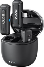 BOYA Wireless Lavalier Microphone for iPhone iPad, 30H Battery Life, BY-WM3T-D2