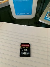 32GB Transcend Ultimate SDHC CL10 Secure Digital Memory Card used, cleaned.