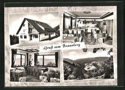 Ibach-Löcherberg, Gasthaus Braunbergstüble, Ansichtskarte 