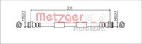 Metzger 4111806 Bremsschlauch Passend FüR Fiat