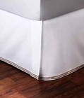 HUDSON PARK Collection Full SIZE Bedskirt Italian Linens NIP