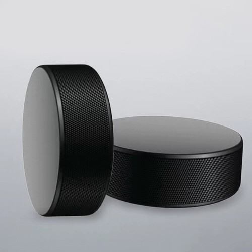 2 Stück Training Pucks schwarz Hockey Zubehör Kinderzubehör - Bild 2 von 12