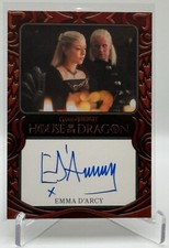 Emma D’Arcy Rhaenyra Targaryen GOT: House Of The Dragon Season One On-Card Auto!