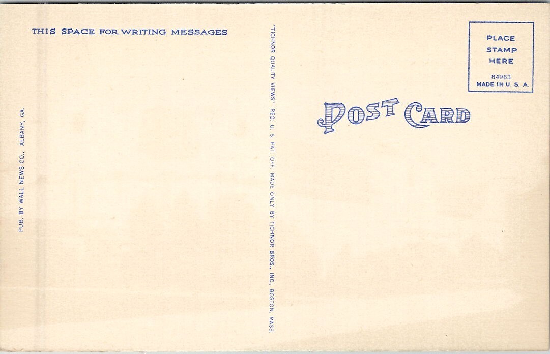 Converse Hall Georgia State Women's College Valdosta Georgia Vtg Postcard Spc14 thumbnail 2