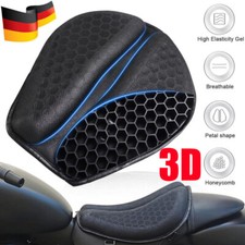 3D Gel Motorrad Sitzkissen Kissenauflage Sitzeinlage Gelkissen Moto Sitzpolster