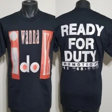 Vtg 90s Ready For Duty Promotions T Shirt Sz XL I Wanna Do Ya NYC Streetwear Tee