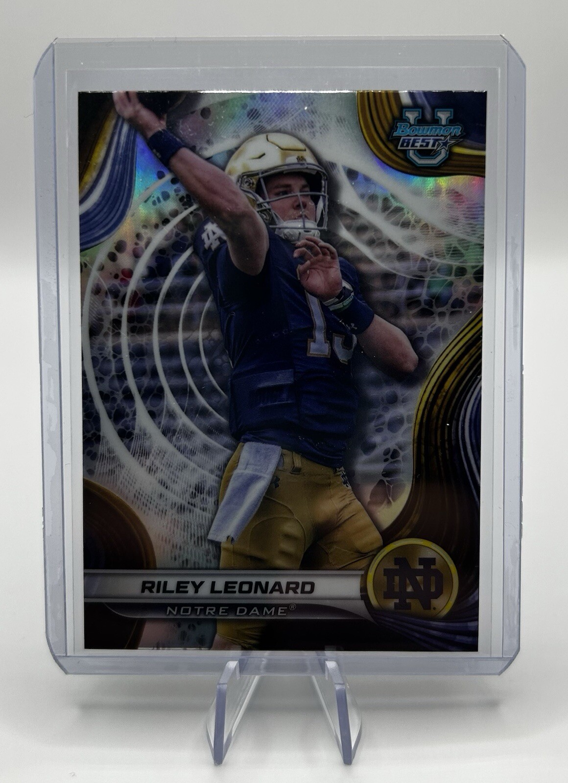 2024 Bowman's Best University - Refractor #29 Riley Leonard (RC)