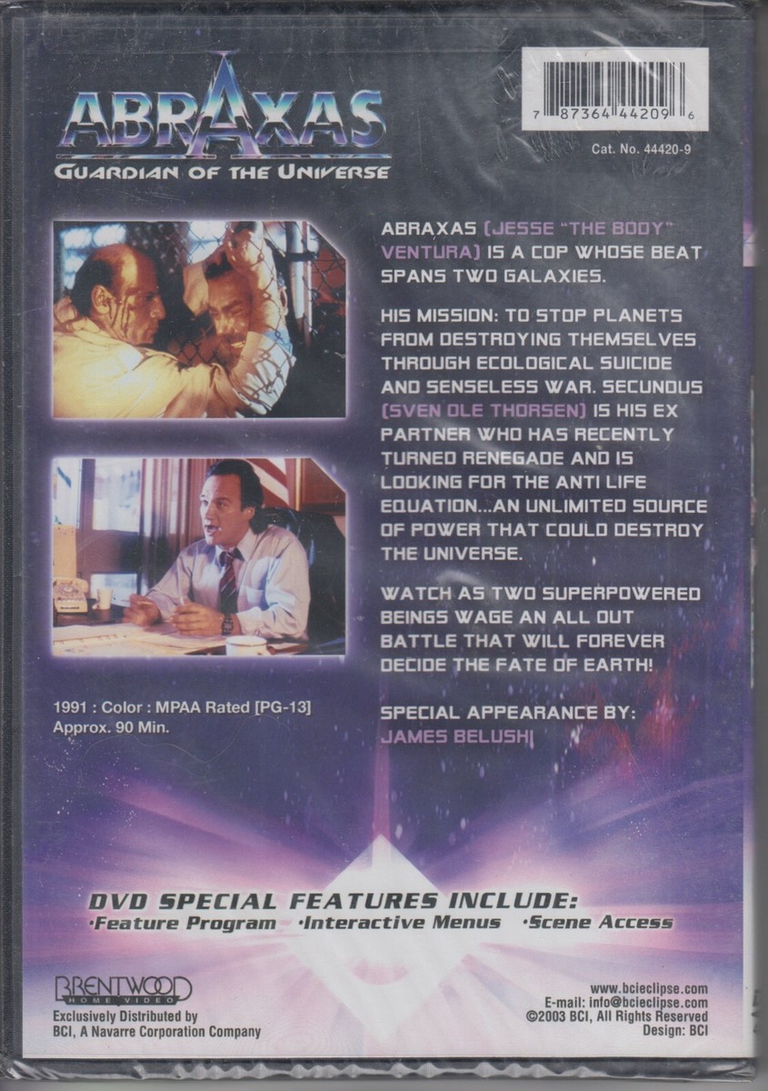 Abraxas: Guardian of the Universe (DVD, 2004)