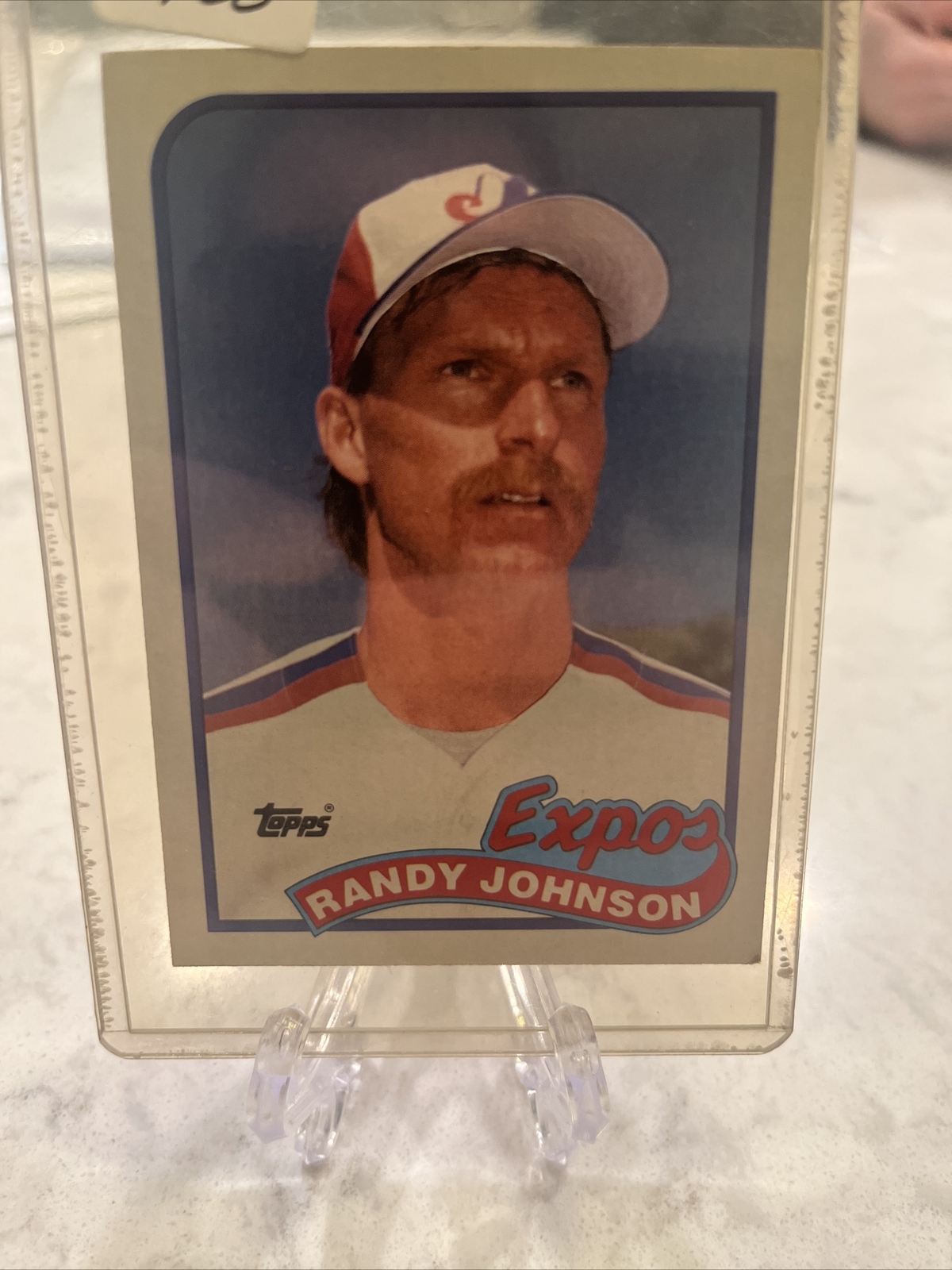 1989 Topps  Randy Johnson Montreal Expos #647 Baseball Card