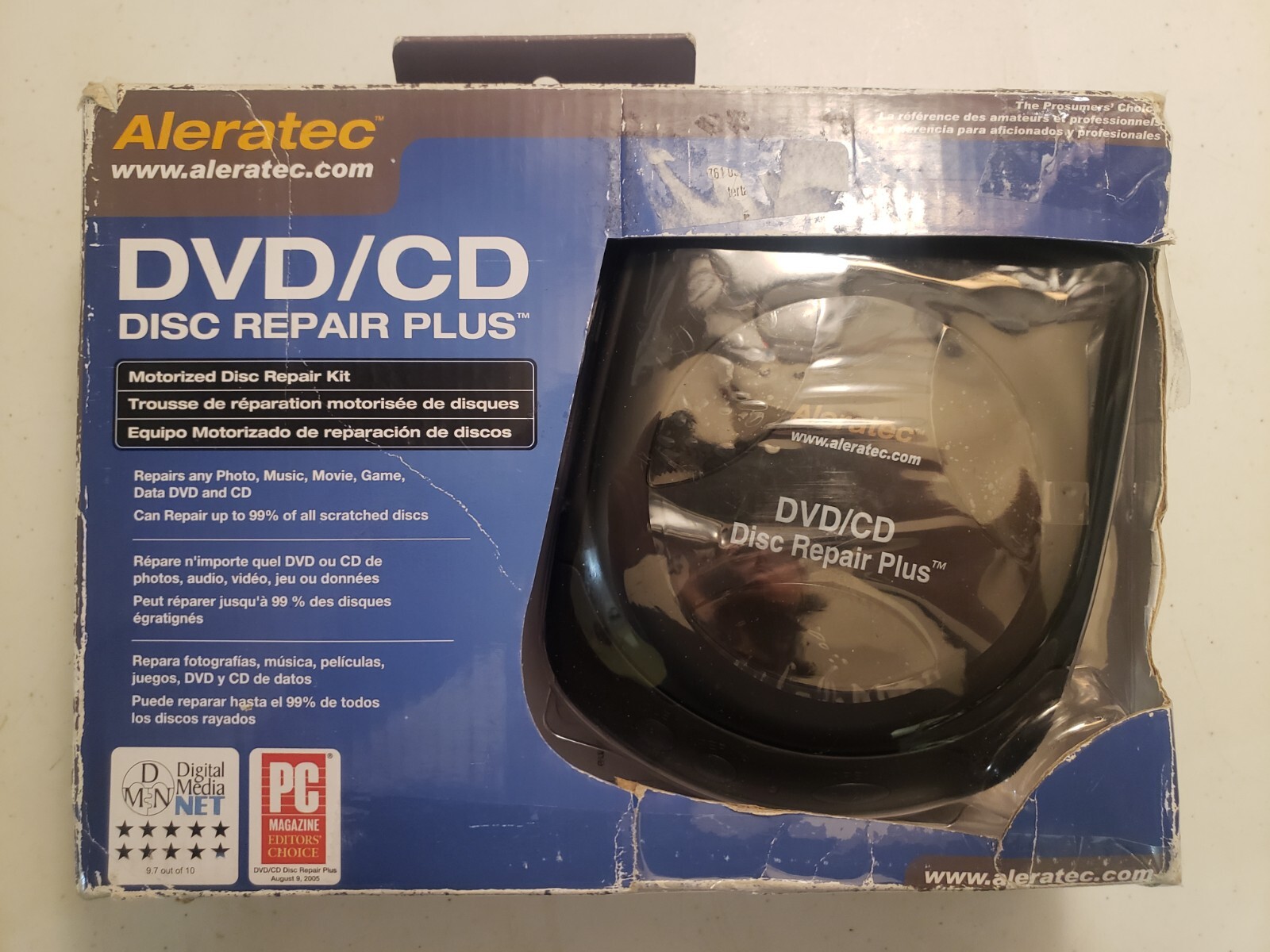 Aleratec DVD/CD Disc Repair Plus Kit Motorized System Photo,Music