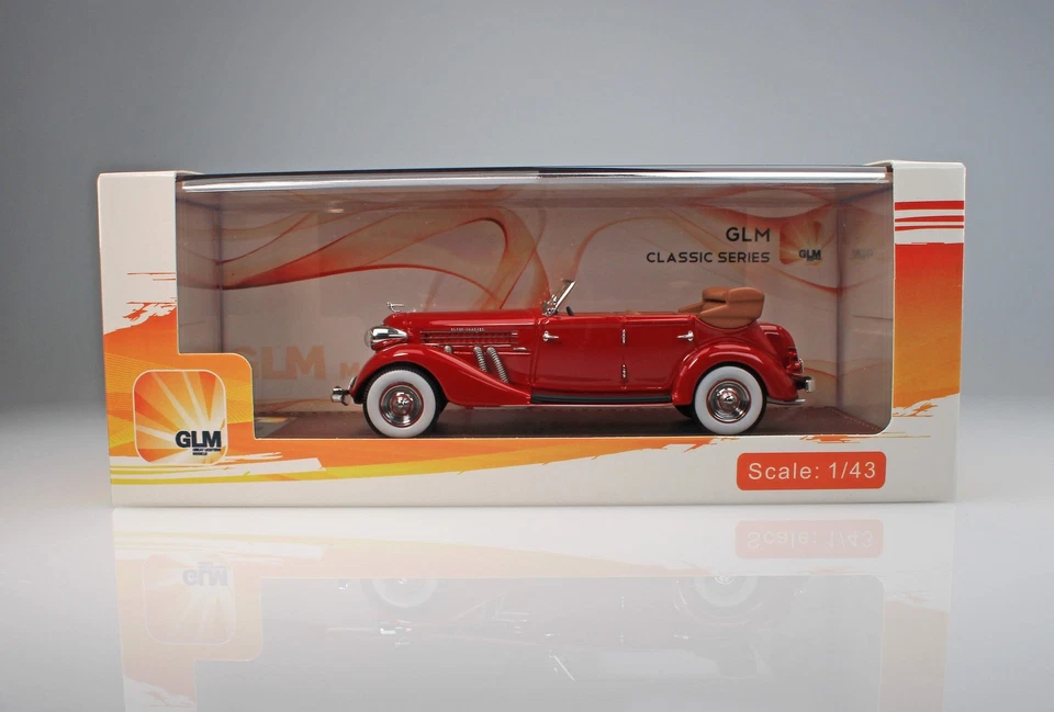 Auburn 851 1935 sobrealimentado Phaeton, abierto - rojo 1:43 GLM GLM 161105 Foto 3 de 4