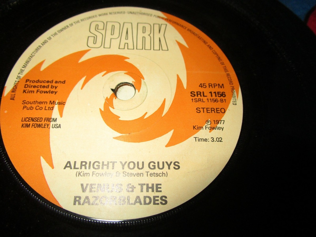 Venus And The Razorblades Punk-A-Rama Label: Spark SRL1156 Vinyl