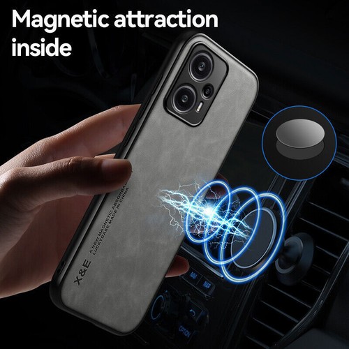 For Oneplus Phone Case Luxury Retro Leather Feel Soft Magnetic Rubber Case Cover - Picture 4 of 15