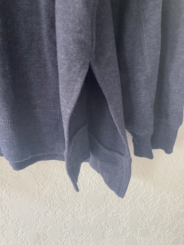Wildfox Sweatshirt SOCIAL Blue Embroidered Wild Fox Top Shirt Long sleeve XL EUC - Picture 3 of 5