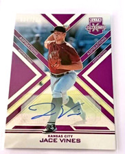 2016 Elite Extra Edition Autographs Aspirations Purple #105 Jace Vines 064/100
