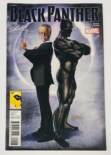 Marvel Black Panther #1 Dubai MEFCC Exclusive Stan Lee Cover Greg Horn 2016 MCU