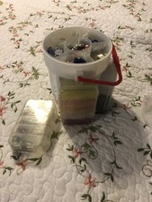 Huge Plastic Small Bead Colorful Glass String Craft Jewelry Art Lot Set