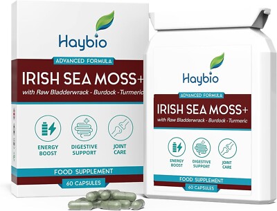 Bio Meeresmoos Kapseln mit Klettenwurzel & Blasentang - 60 Tabletten Immunsystem