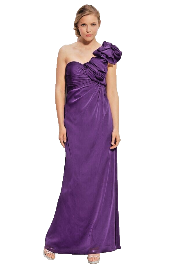 cotton viscose dress Elegant Pink Candy Embroider Motif A round neckline Women's Cocktail Dresses | size:Med MOB2584