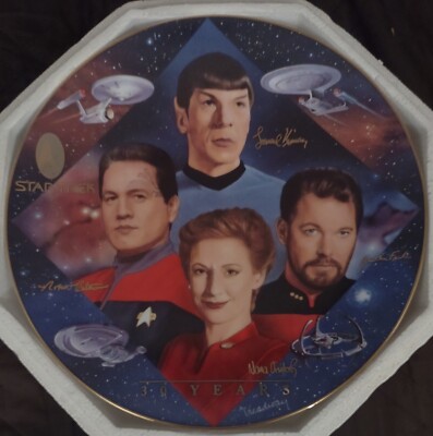 Hamilton Collection Star Trek 30 Years Anniversary Second In Command