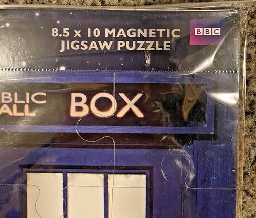 Doctor Who The Tardis Bad Wolf 20 Piece Vinyl Magnetic Jigsaw Puzzle, NEW SEALED - Picture 3 of 5
