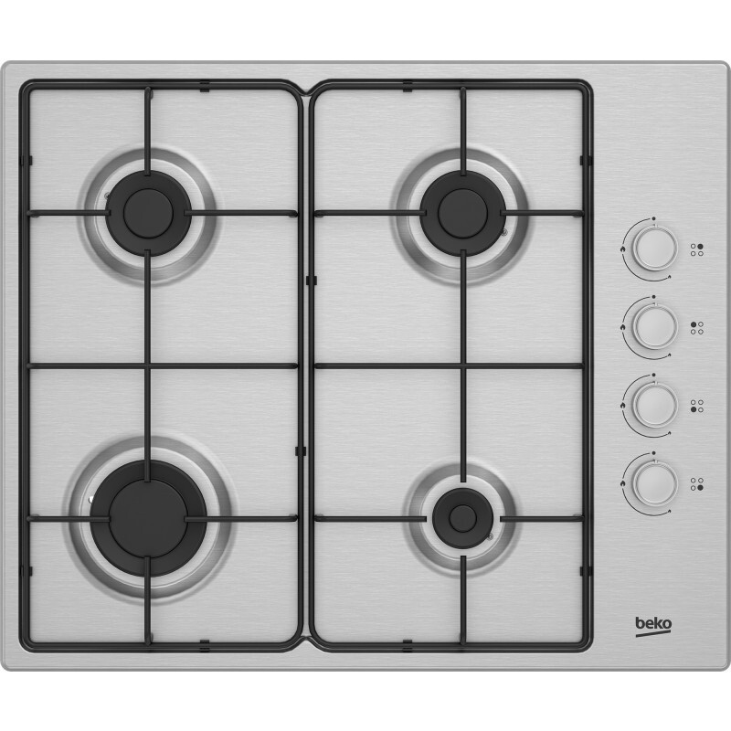 Piano Cottura Beko HIGG 641C3 SX Inox 60cm 4 Bruciatori Gas Prezzo