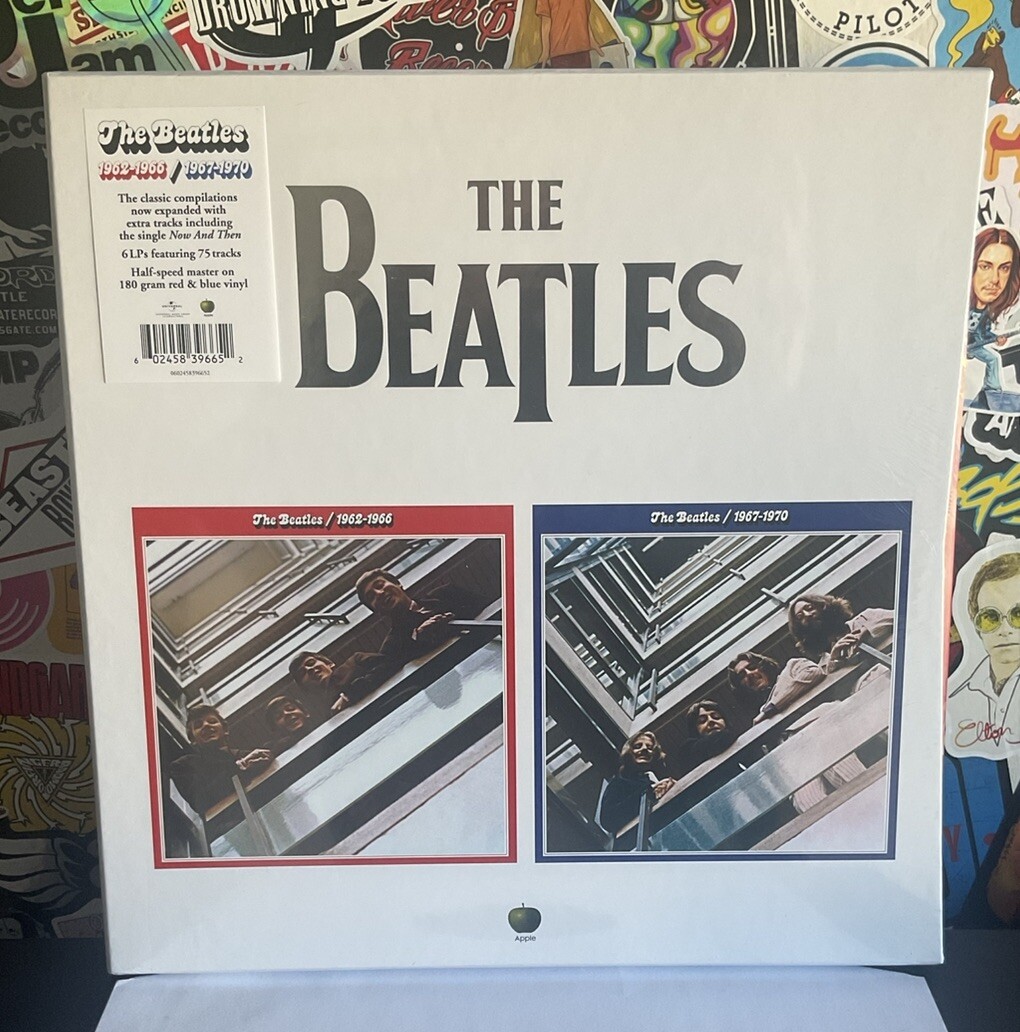 THE BEATLES 1962-1966/1967-1970 NEW 6LP RED/BLUE VINYL W THE BEATLES 1962-1966/1967-1970 NEW 6LP RED/BLUE VINYL W
