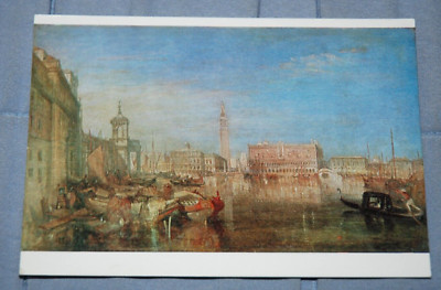 J. M. W. Turner: Seufzerbrücke, Herzogspalast, Venedig - unbenutzte alte Postkarte