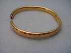 Vintage 10Kt. Gold Filled Bangle Bracelet
