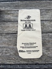 Vintage 1980s Winchester 25 pounds cloth bag hard target shot
