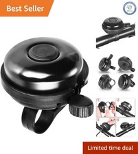 Essential Aluminum Bicycle Bell with Clear Sound - Perfect for All Riders
