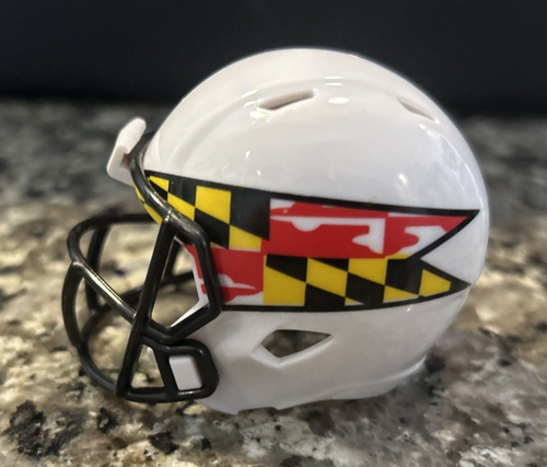 Maryland Terrapins Mini Helmet 2” Riddell Pocket Pro Speed Style 2016 - Picture 3 of 6