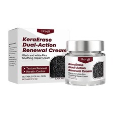 KeraErase Dual-Action Renewal Cream ,Black And White Rice Soothing Repair Cream