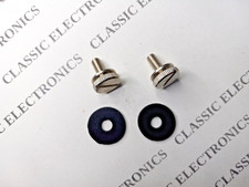 Lot of Cobra 29 LX BT 5mm Radio Mounting Screws Chrome Finish W/Rubber Washer
