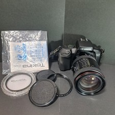     Exc5  Canon EOS 750 SLR Film Camera  tokina lens 35-300 f4.5-6.7 Tested Japan