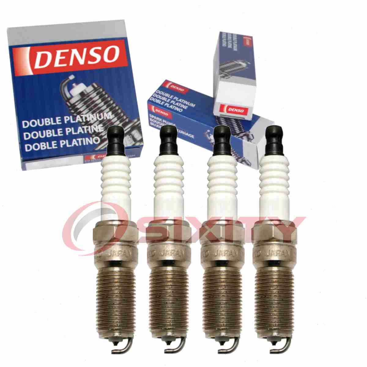 4 pc Denso Platinum Long Life Spark Plugs for 1995-2000 Ford Contour 2.0L L4 iu