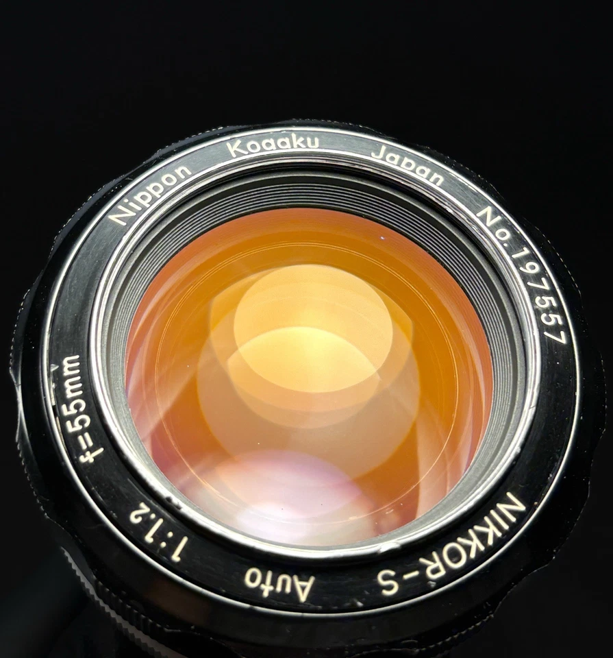 Vintage Nikon Nikkor-S 55mm F1.2 Non Ai Lens CLAd - Image 2 of 4