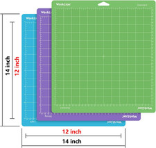 Cutting Mat 12X12 for Cricut: Cricut Explore One/Air/Air 2/Maker Gridded Adhe...