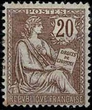 FRANCE 1902  TYPE  MOUCHON RETOUCHE YT n° 126  neuf ★ / MH (B)