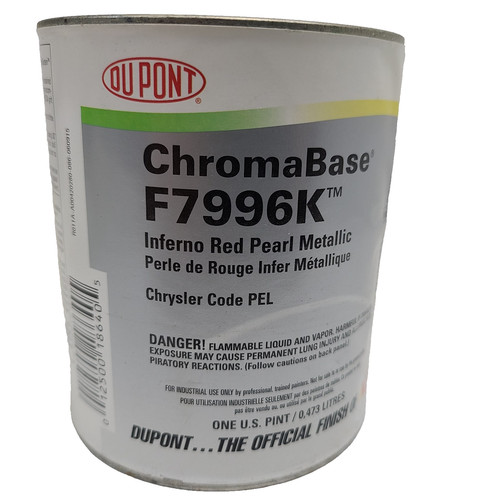 Pint Dupont Chromabase Factory Pack 1999 2006 Chrysler Inferno Red PEL F7996