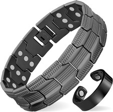Copper Magnetic Bracelet for Men-3X Strength Magnetic Bracelet