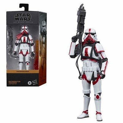 Incinerator Trooper Black Series Star Wars Mandalorian 6-Inch Action Figure *NIB