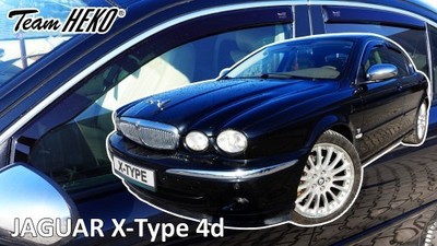 Windabweiser Regenabweiser Heko Für Jaguar X-Type 2001-2009 4-Türer 4-Tlg